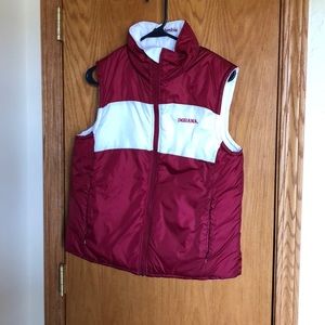 Reversible IU Indiana university Columbia vest